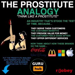 Think Like A Prostitute 🤓🤓 🛩